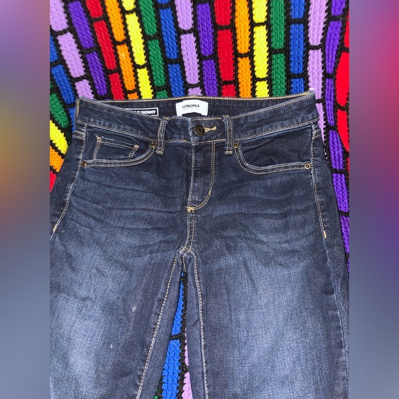 SONOMA ANKLE SKINNY JEGGINGS SIZE 1 - Picture 4 of 10